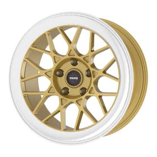 Momo Ferrara 19x8.5 5x114.3 35 ET 72.56 CB Gloss Gold Machined (M11498565P35)