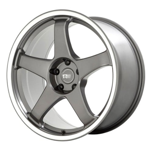 Motegi MR151 CS5 18x8.5 5x100 30 ET 56.1 CB Gunmetal with Machined Lip (MR15188551530)