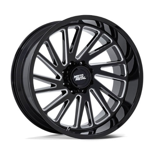 Moto Metal MO811 Combat 20x10 5x127 -18 ET 71.5 CB Gloss Black Milled (MO811BE20105018N)