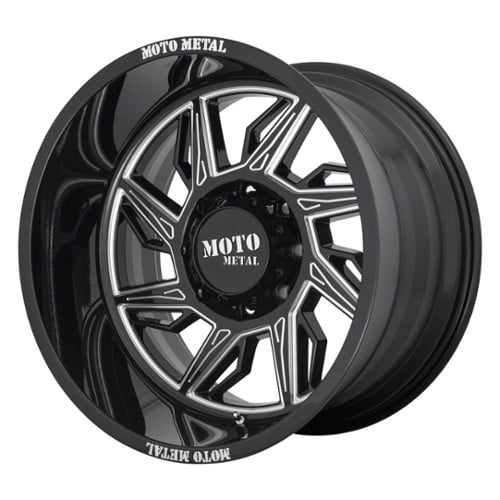 Moto Metal MO997 Right 20x10 5x127 -18 ET 71.5 CB Gloss Black / Milled (MO99721050318NR)