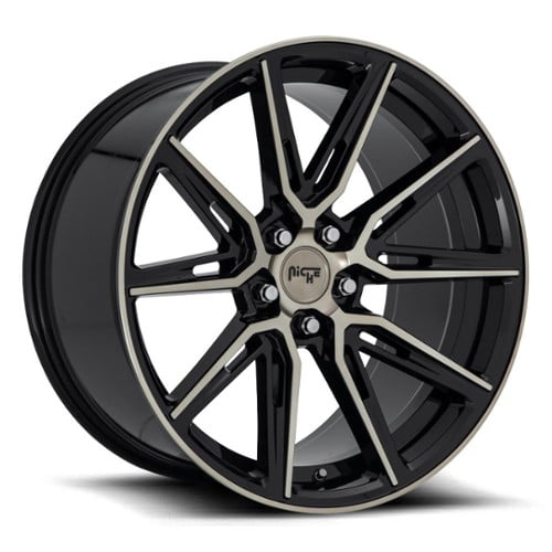 Niche Gemello M219 20x10.5 5x112 40 ET 66.6 CB Gloss Black / Machined Dark Tint (M219200543+40)