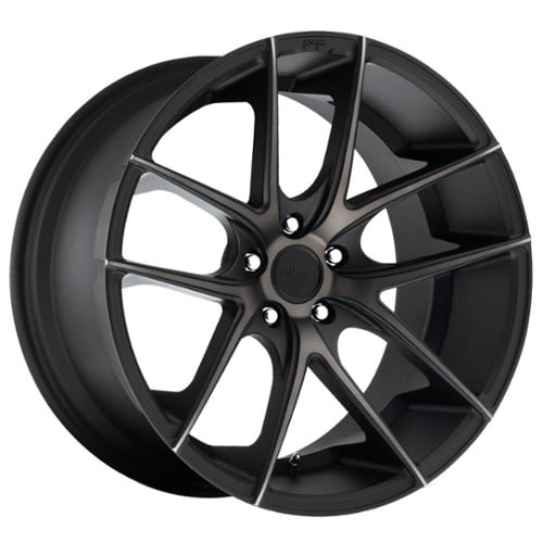 Niche Targa M130 19x8.5 5x120 35 ET 72.56 CB Black & Machined w/Dark Tint (M130198521+35)