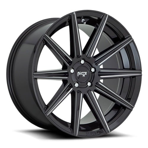 Niche Tifosi M243 20x9 5x114.3 35 ET 72.7 CB Gloss Black Milled (M243209065+35)