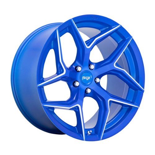 Niche Torsioni M268 20x9 5x112 25 ET 66.6 CB Anodized Blue Milled (M2682090F8+25)