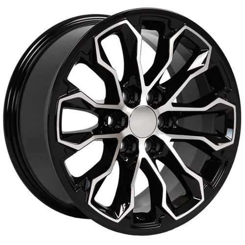 OE Replica Wheels CV54 17x8 6x120 33 ET 66.9 CB Black Machined (CV5417080612033MB)