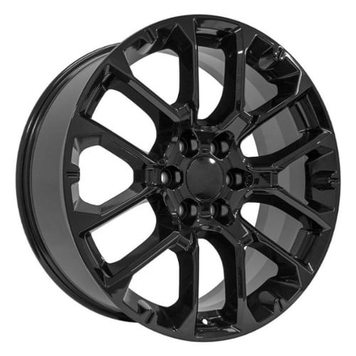 OE Replica Wheels CV67 22x9 6x139.7 28 ET 78.1 CB Gloss Black (CV6722090655028B)