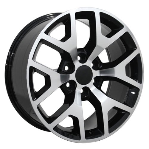 OE Replica Wheels CV92 20x9 6x139.7 27 ET 78.1 CB Black Machined (CV9220090655027MB)