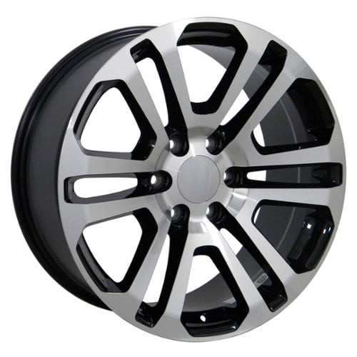 OE Replica Wheels CV99 20x9 6x139.7 31 ET 78.1 CB Black Machined (CV9920090655031MB)