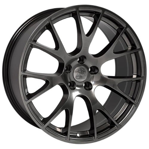 OE Replica Wheels DG69 22x10 5x139.7 25 ET 77.8 CB Hyper Black (DG6922100555025HB)