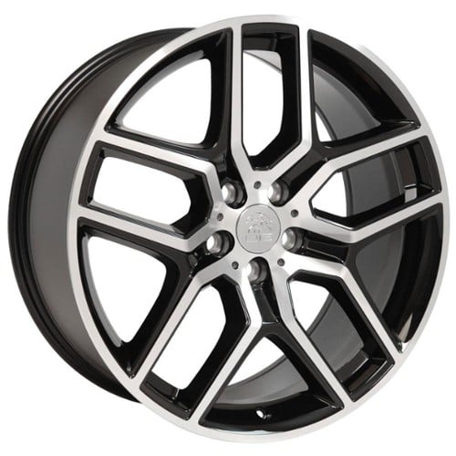 OE Replica Wheels FR73 20x9 5x114.3 44 ET 63.5 CB Black Machined (FR7320090545044MB)