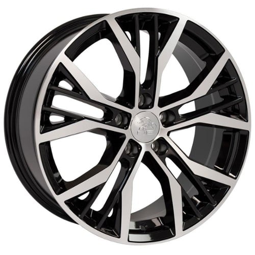 OE Replica Wheels VW28 18x8 5x112 42 ET 57.1 CB Black Machined (VW2918080511242MB)