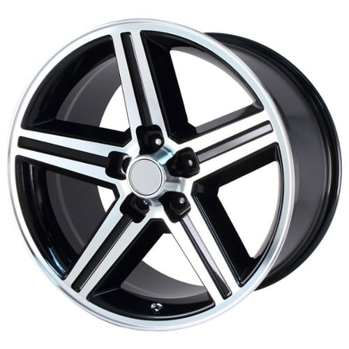 Performance Replicas PR148 16x8 5x120.65 0 ET 73.1 CB Gloss Black Machined (148B-68610)