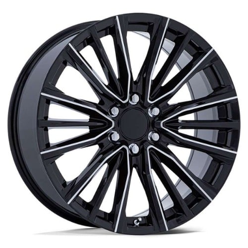 Performance Replicas PR223 22x9 6x139.7 28 ET 78.1 CB Black Milled (PR223BE22906128)