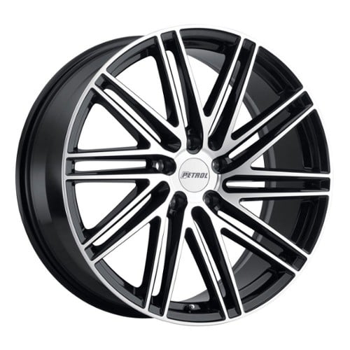 Petrol P1C 17x8 5x105 40 ET 72.1 CB Gloss Black / Machined Face (1780P1C405105F72)