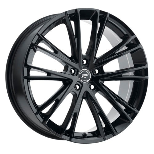 Platinum 458BK Prophecy 17x8 5x100 35 ET 63.3 CB Gloss Black with Clear-Coat (458-7880BK+35)