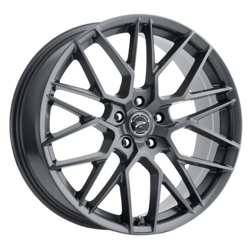 Platinum 459GN Retribution 17x8 5x112 40 ET 66.6 CB Gloss Gunmetal with Clear-Coat (459-7844GN+40)