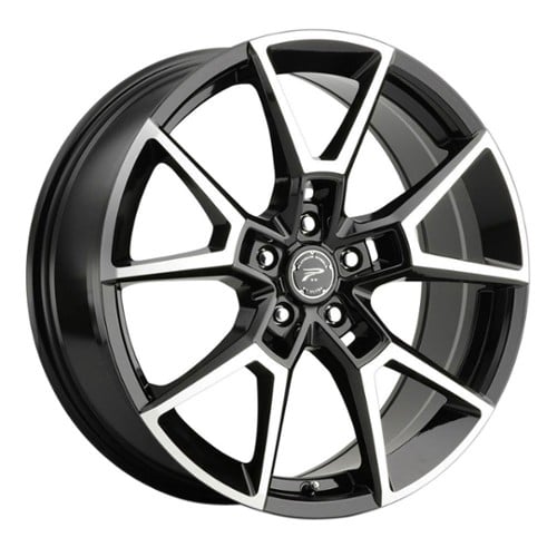 Platinum 462U Matrix 17x8 5x108 40 ET 72.56 CB Black Machined (462-7831U+40)