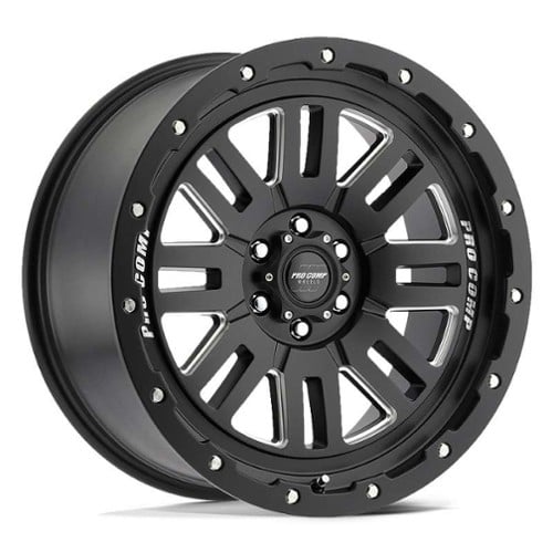 Pro Comp Series 61 Cognos 17x9 5x127 -6 ET 71.5 CB SBlack/Mill (PXA5161-7973)