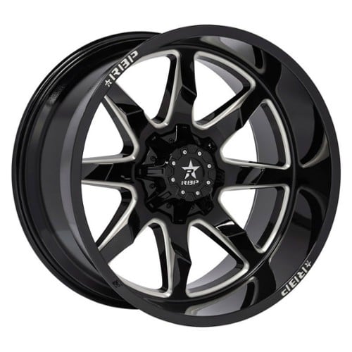 RBP Wheel 01R Saharan II 20x9 8x180 0 ET 124.1 CB Black Milled (01R-2090-78-00BG)