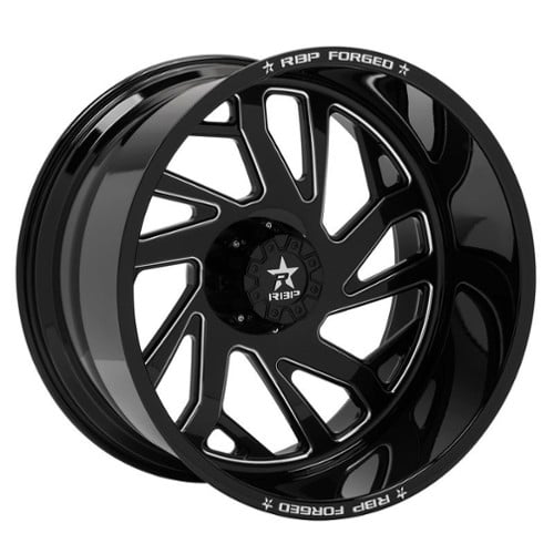 RBP Wheel 29RF Thunder 24x14 5x127 -76 ET 78 CB Black Machined (29RF-2414-73-76BG)