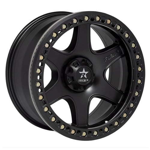 RBP Wheel 50R Cobra 17x9 8x170 -12 ET 129 CB Black w/Black Ring (50R-1790-97-12FB)