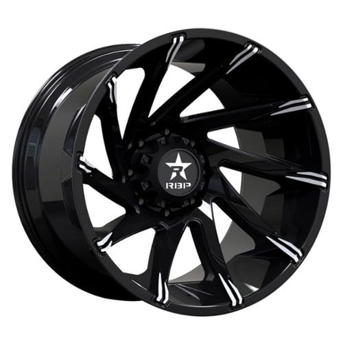 RBP Wheel 77R Spike 18x9 6x139.7 -12 ET 78 CB Black Milled (77R-1890-82-12MB)