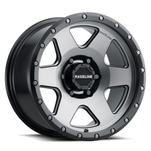 Raceline 946G Boost 17x8 5x127 35 ET 71.5 CB Satin Gunmetal (946G-78050+35)