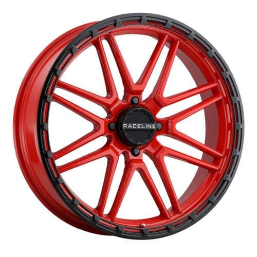 Raceline A11R Krank XL 18x7 4x137 0 ET 110.2 CB Red/Black (A11R-87037-00)