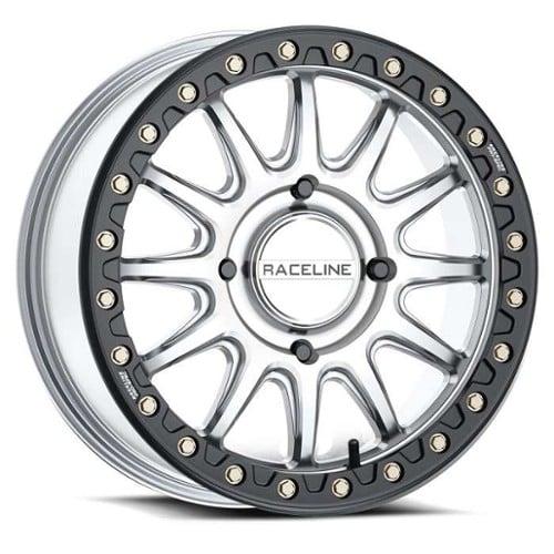 Raceline A14SB Alpha Beadlock 17x7 5x114.3 25 ET 68 CB Silver Black (A14SB-77012+25)