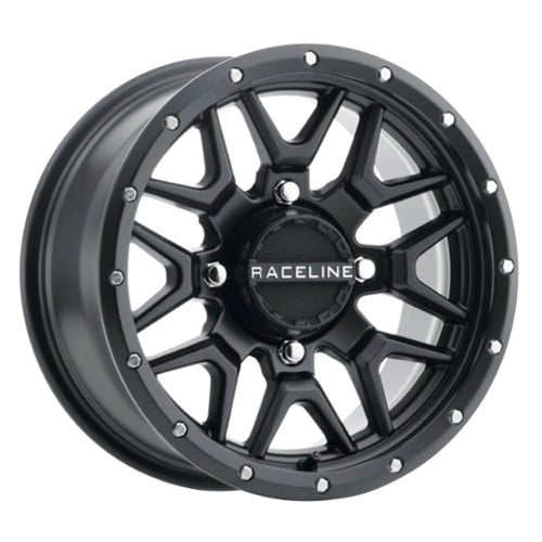 Raceline A94B Krank 14x7 4x137 10 ET 110.2 CB Black Simulated Beadlock (A94B-47037+10)