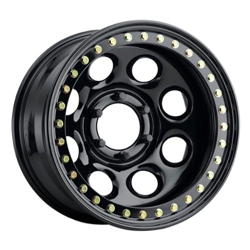 Raceline RT81 Rock 8 Beadlock 15x8 5x114.3 -19 ET 83.8 CB Black (RT8158012)