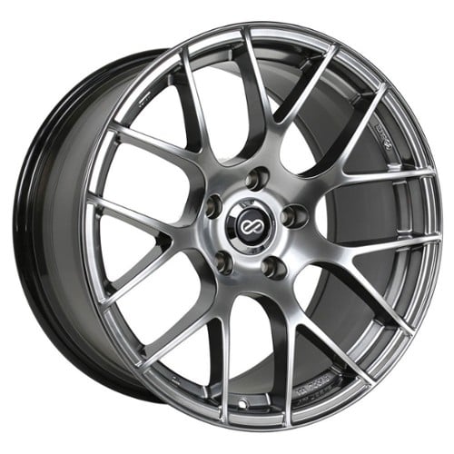 Enkei Raijin 18x8 5x112 35 ET 72.56 CB Hyper Silver (467-880-4435HS)