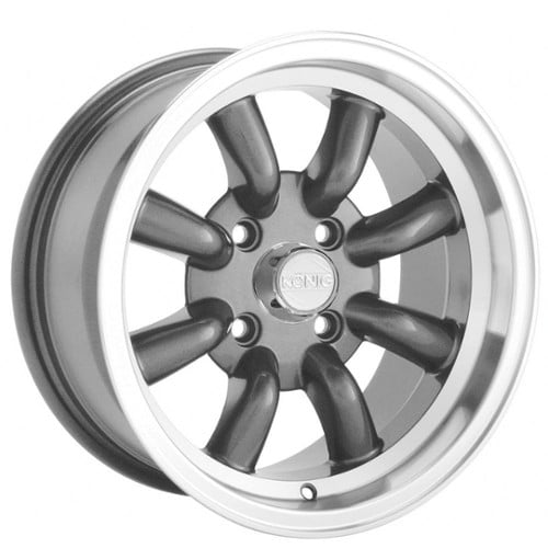 Konig Rewind 15x7 4x114.3 0 ET 73.1 CB Graphite Machine Lip (RW75114006)