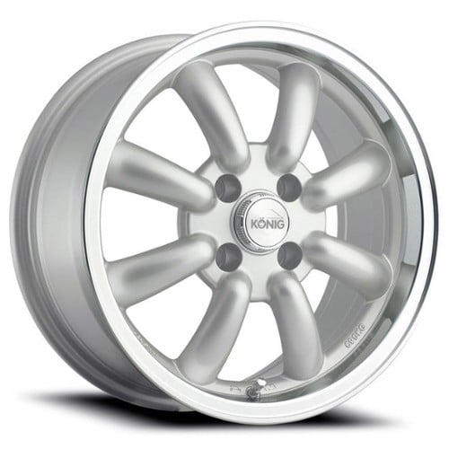 Konig Rewind 15x7 4x110 20 ET 73.1 CB Silver Machine Lip (RW7511020S)