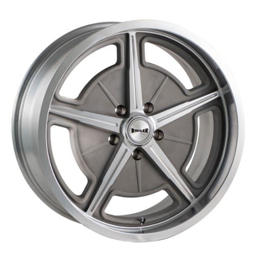 Ridler 605 18x8 5x114.3 0 ET 83.8 CB Cast W/ Machined Spokes & Lip (605-8865GM)