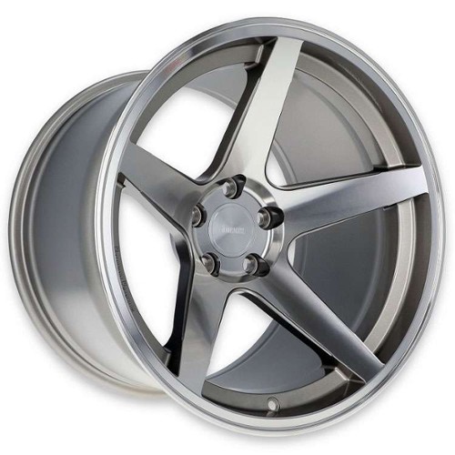 Rocket Racing Flare D 18x11 5x120.65 -25.4 ET 78.1 CB Titanium Machined (TTR29-8116150-D)