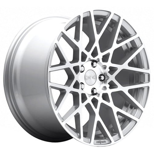 Rotiform BLQ R110 19x8.5 5x114.3 38 ET 72.56 CB Silver & Machined (R110198565+38)