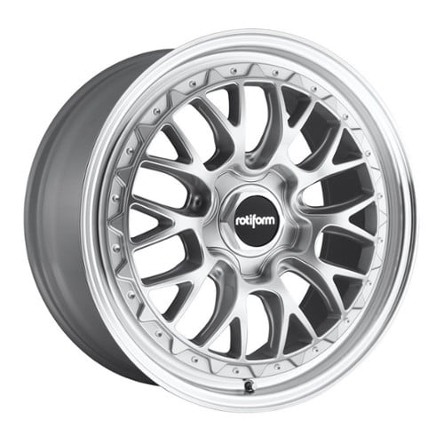 Rotiform LSR R155 18x8.5 5x112 45 ET 66.6 CB Silver & Machined (R1551885F8+45)