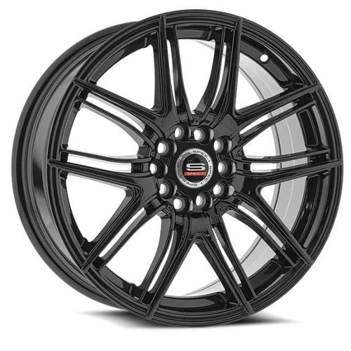 Spec-1 SP-56 17x7.5 5x100 42 ET 73.1 CB Gloss Black (SP5617752342GB)