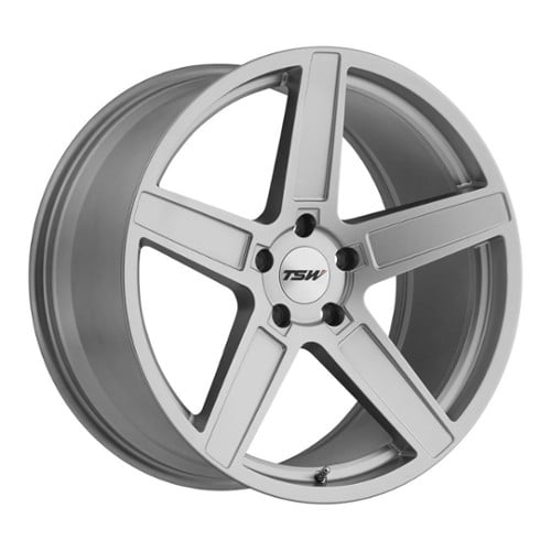 TSW Alloy Ascent 20x8.5 5x120 35 ET 76.1 CB Matte Titanium Silver (2085ASC355120S76)