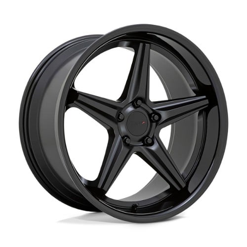 TSW Alloy Launch 19x8.5 5x112 32 ET 66.6 CB Matte Black w/Gloss Lip (1985LCH325112B66)