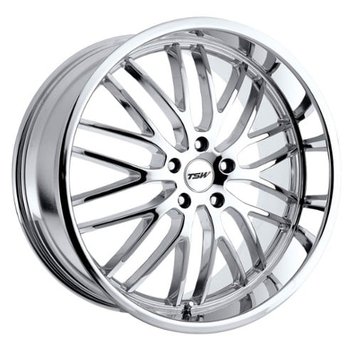 TSW Alloy Snetterton 17x8 5x112 45 ET 72.1 CB Chrome (1780SNT455112C72)