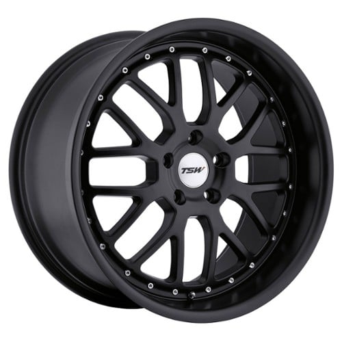 TSW Alloy Valencia 20x8.5 5x120 20 ET 76 CB Matte Black (2085VAL205120M76)