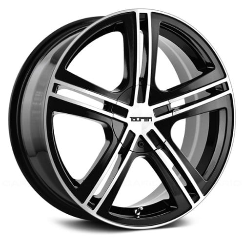 Touren TR62 3262 16x7 4x100/4x114.3 40 ET 67.1 CB Black/Machined Face/Machined Lip (3262-6701B)