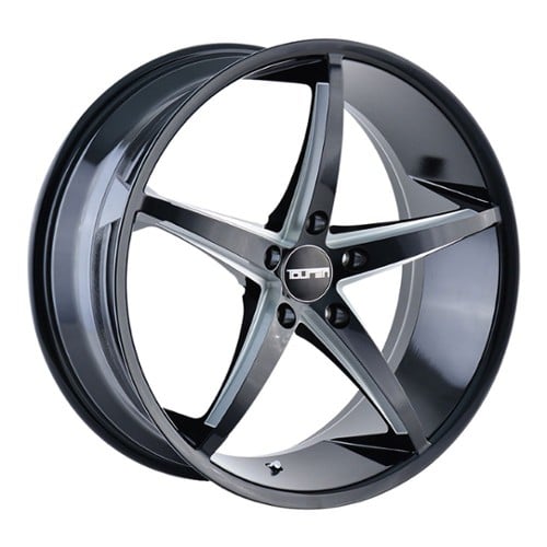 Touren TR70 3270 17x7.5 5x110 40 ET 72.56 CB Black/Milled Spokes (3270-7710B)