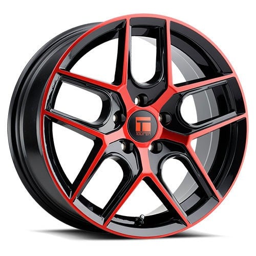 Touren TR79 3279 17x8 5x120 35 ET 72.56 CB Gloss Black/Red Tint (3279-7812BRT35)