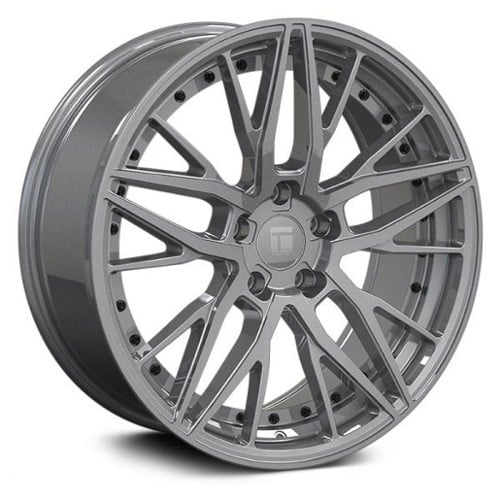 Touren TR93 3293 18x8 5x108 35 ET 63.5 CB Gloss Graphite/Black Rivets (3293-8831GT35)