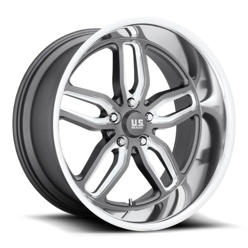 US Mags CTEN U129 18x8 5x120.65 1 ET 72.56 CB Anthracite / Milled (U12918806145)