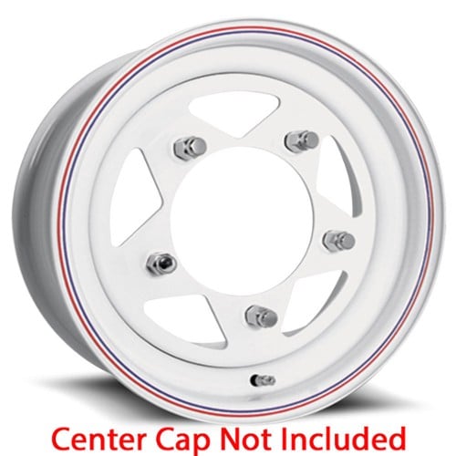 U.S. Wheel VW Baja Star 27 15x5 5x205 -3 ET 160 CB White (27-5554R)