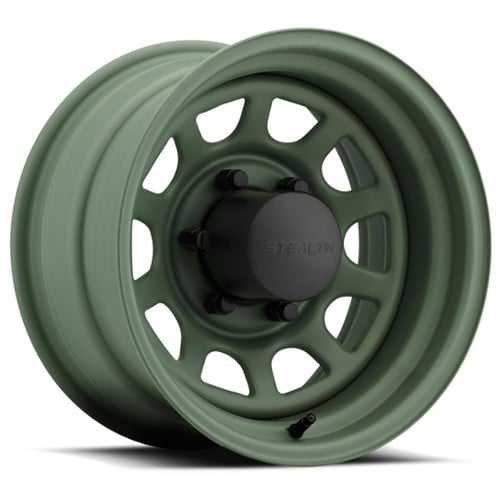 U.S. Wheel Daytona Stealth 804 15x8 5x114.3 -13 ET 82.6 CB Camo Green (804-5812LCG)